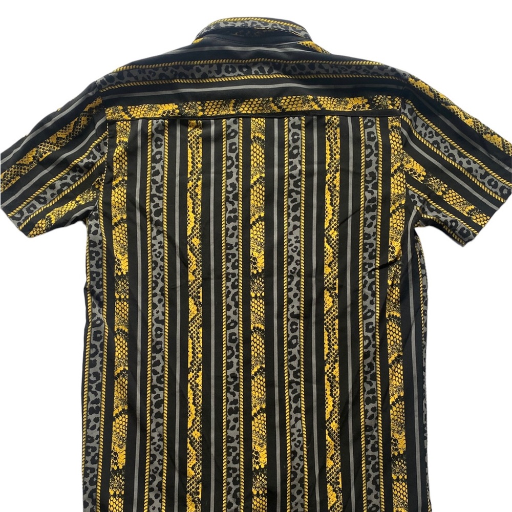 Vintage Single Stitch Patterned Button Up - image 3